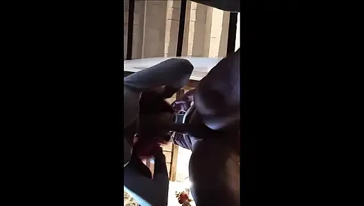 Erstaunlicher blowjob mit Brille, POV-Ansicht und riesiger ladung sperma auf meinen mund
