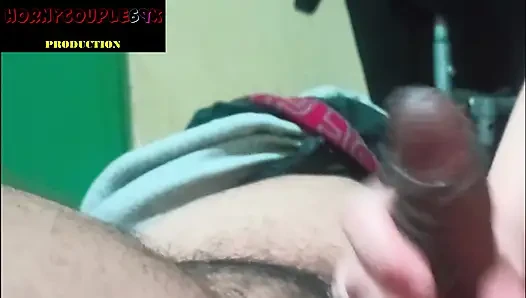 Caressing, massaging and masturbating my husband's penis with my hands very rich