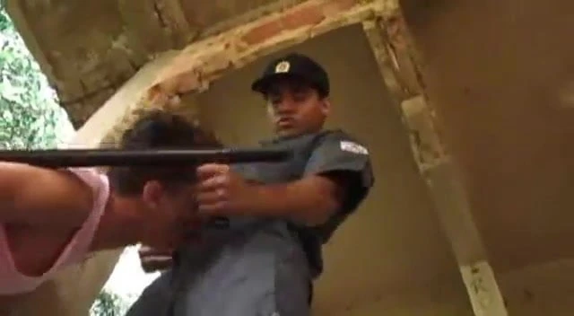 twink has fun with 2 policemen