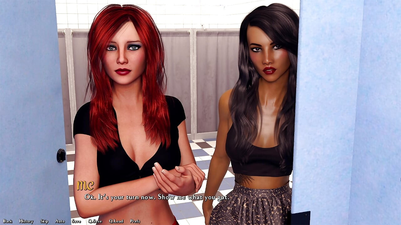 And smashing camila & mona in the bathroom - soft ass slapped, cropped inside & facial