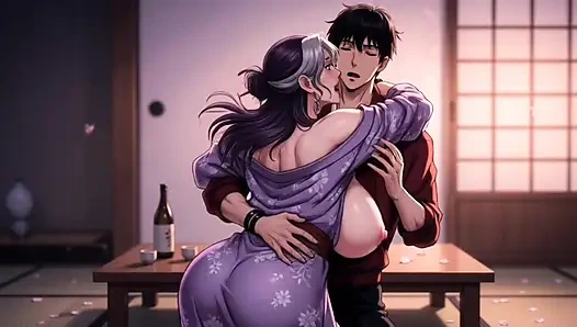 Büyük memeli üvey anne ve üvey oğullar