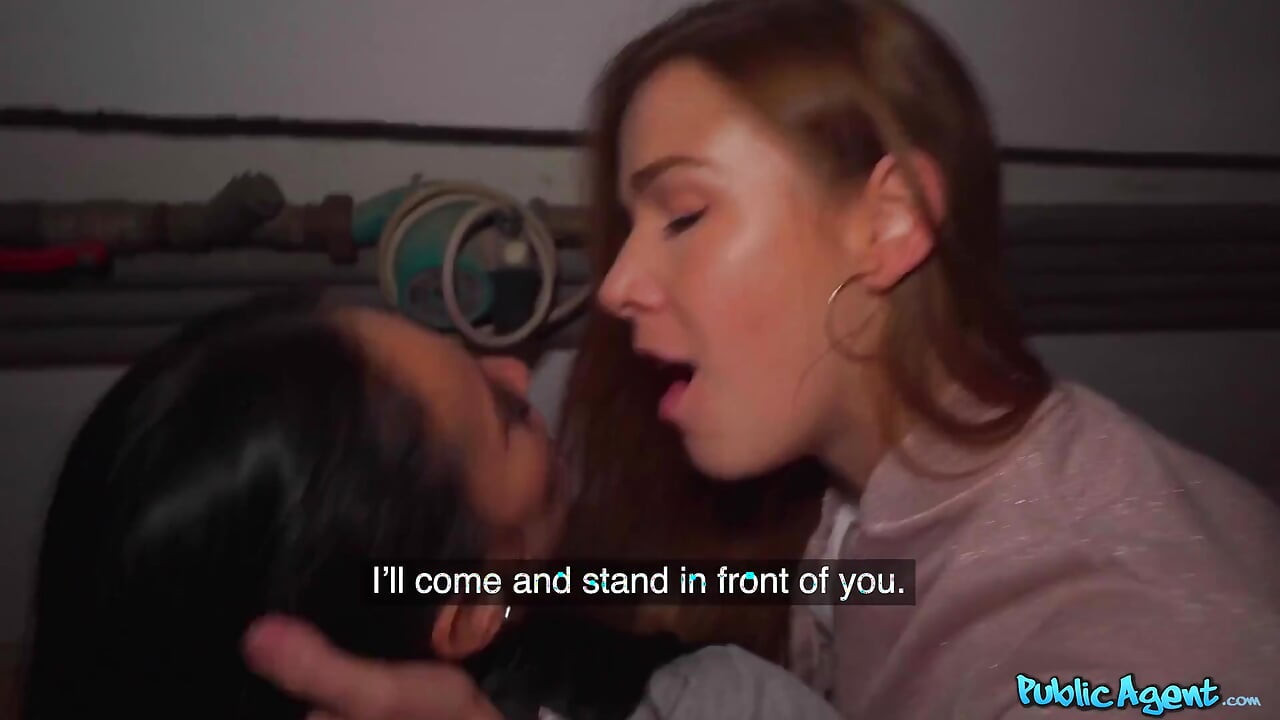 Public Agent - Lucky Agent in Basement Threesome with Alexis Crystal and Lexi Dona