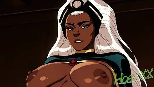 X-men storm kovboy kız yarağa biniyor