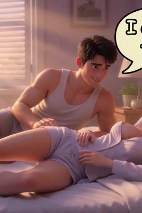 Young Man and Beautiful Woman Share Passionate Secret Encounters at Home (ai Generated)