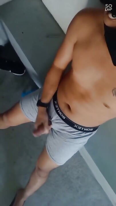 Fleshlab Twinks I Wanked with a Stranger Outdoor Until We Both Cum