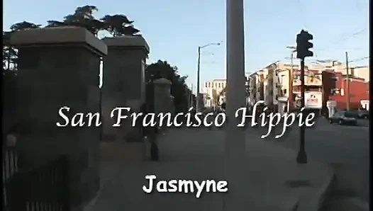 Scary hairy vintage pretty hippie gets off Jasmyne