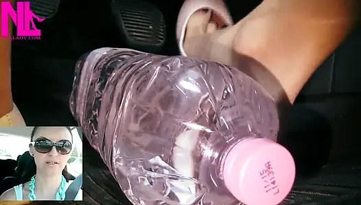 Brake Failure with a Bottle Stuck Under the Brake Pedal