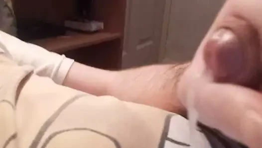 Güzel kremsi cumshot.