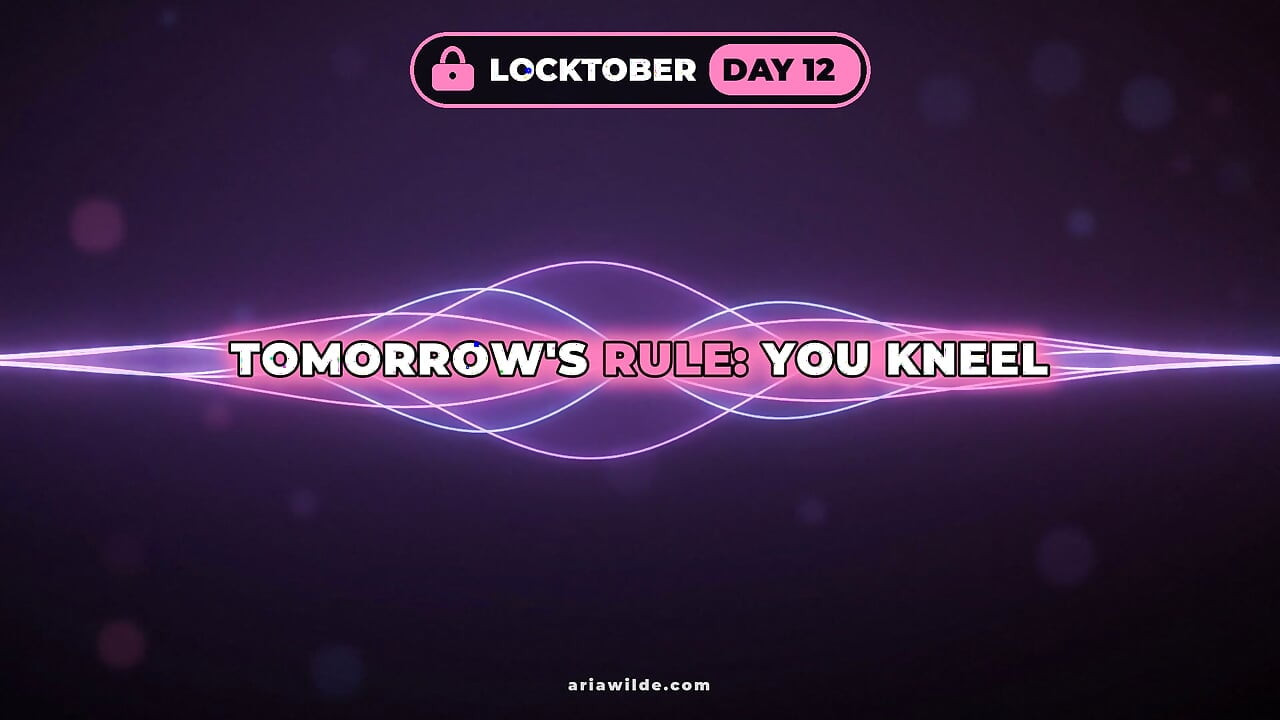 Locktober Day 12 Chastity Cage Denial Rules