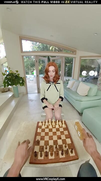 VRCosplayx Tik Tak, Perkara Menjadi Lebih Sengit Antara Awak Dan Beth Harmon GAMBIT Ratu Bahagian 1
