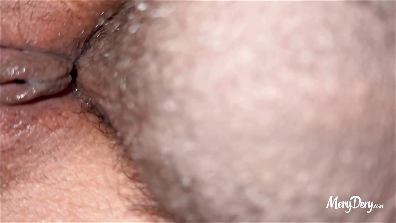 Anal in hijab with cute girl cum in anal close-up