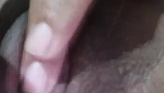 brunette masturbating at home