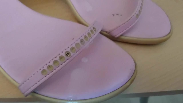 Fuck her well worn sandals