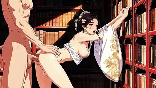 Japanese Showa style, beautiful young woman, exquisite painting style. Hope you will like it. The first episode, AI-generated