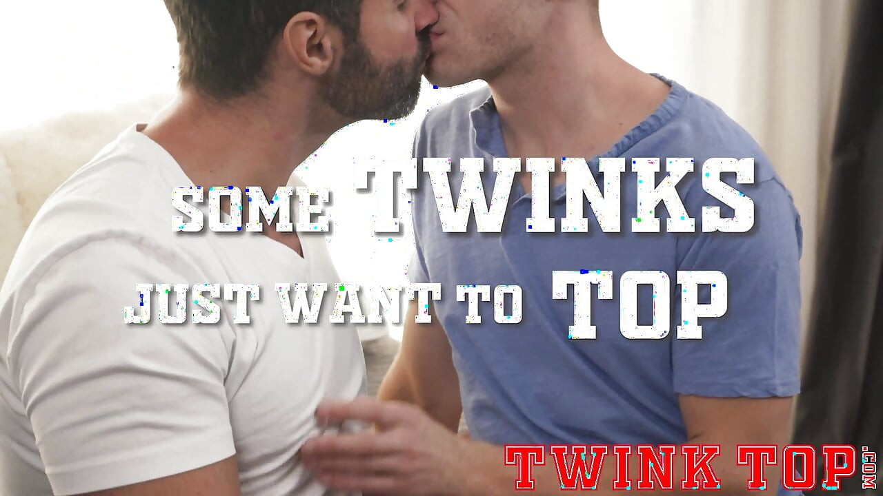 TwinkTop - Innocent Logan Cross with big dick barebacks handsome DILF