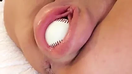Baseball Ball Inside Vagina (lol)