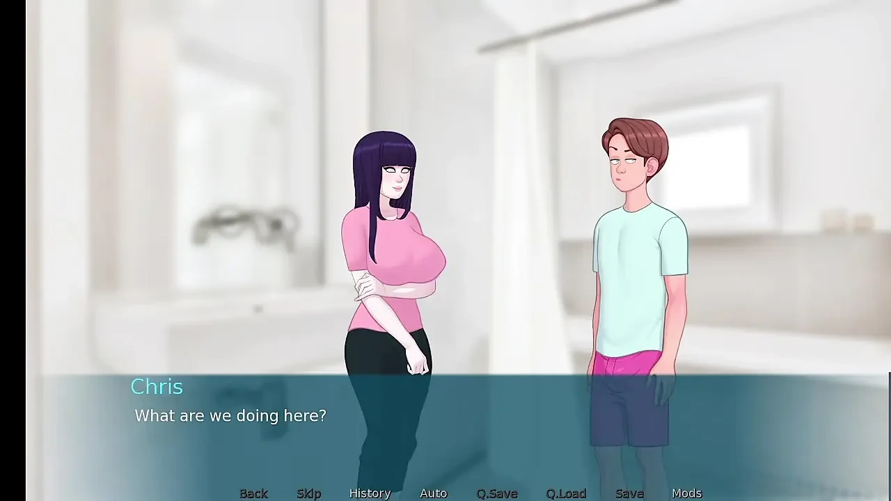 dabby and anon make hot romantic seen in summertime saga part 3