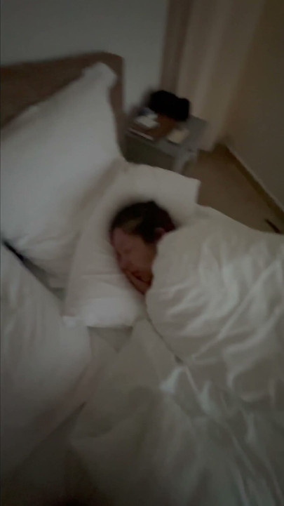 Woke up by My Friend's Husband and I Let Him Fuck Me Bareback so My Girlfriend Will Have the Taste of My Pussy in Her Mouth