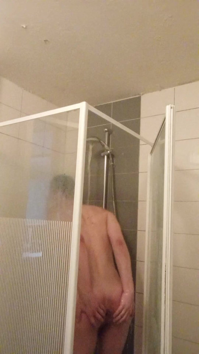 Me in the shower