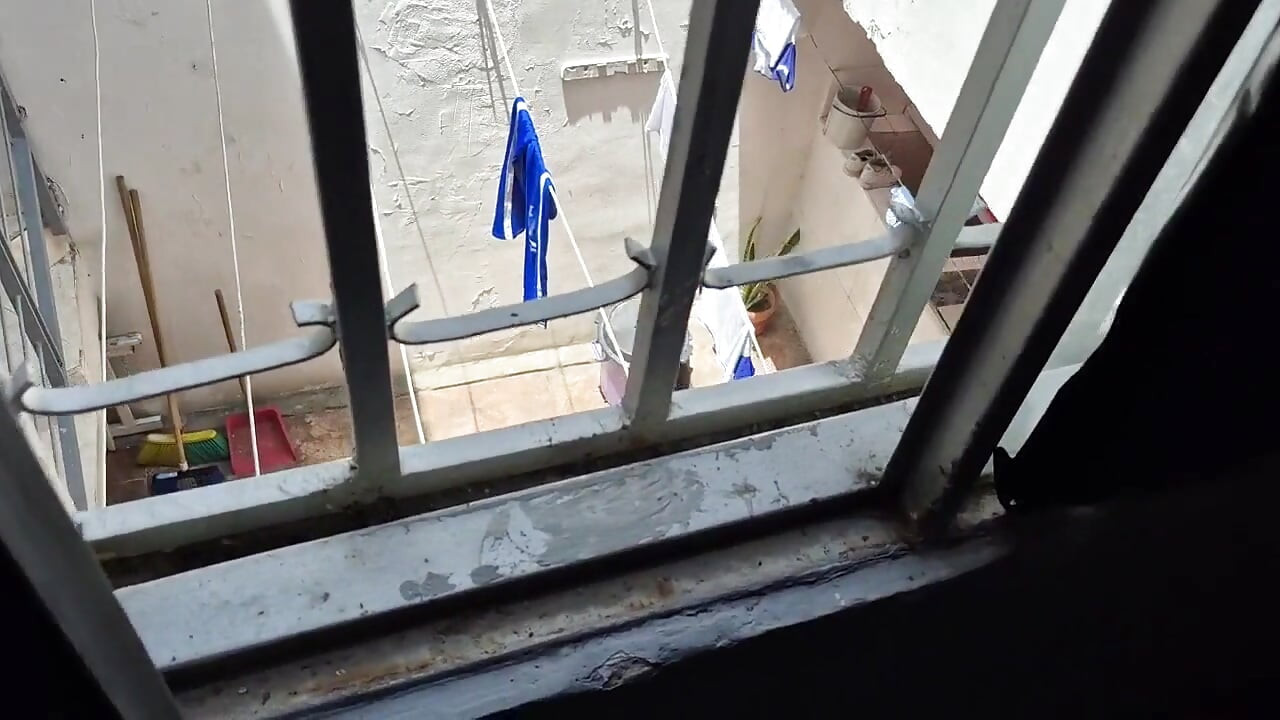 My Neighbor Almost Caught Me Recording Her; I Masturbated Until I Think She Saw Me