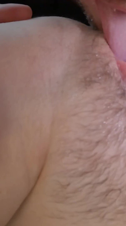 Extreme Close Up Clit Licking & Eating Natural Pussy With Squirting Orgasm | Clip 2