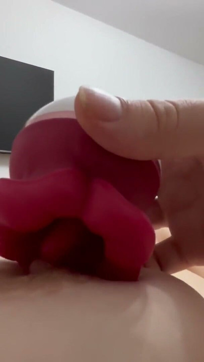 vacuum tongue caresses my hard nipples | Clip 1