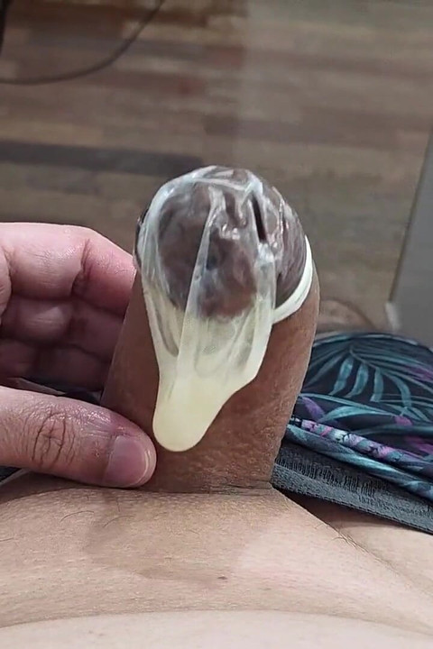 Filling the Condom with Milk