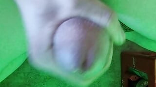 Cumming in RGB under the desk