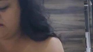 Horny and wild  friends step mom seduce and ride my cock in hindi