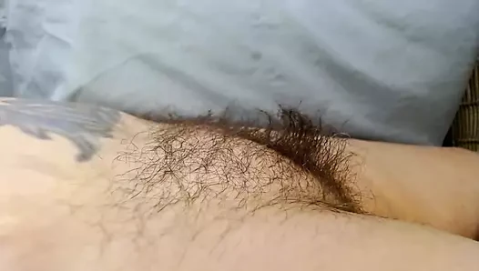 Abby Trims & Shaves Ann's Long Hair Bush