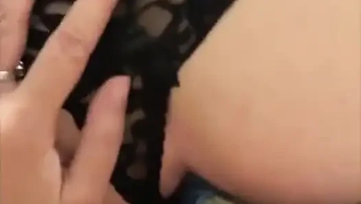 Pegging Tiffany with a Massive Dildo