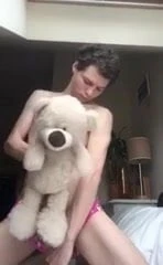 Teddy bear and lots of sperm.