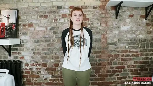 Emo Tattooed Teenager Bryla in Nude Video Casting Interview