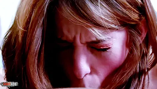 Kızak çekiç: genç sarışın bebek Rebecca Riley ile ırklararası sikiş ve kıllı amcık