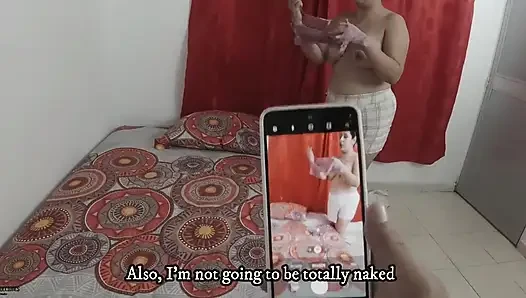 My Stepsister Convinces Me to Fuck Her Pussy and Record Content with Her