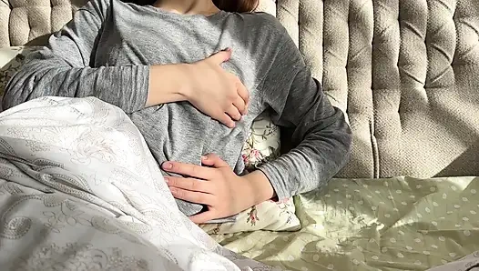 Hot Stepsis Seduces Stepbro & Rides His Cock Cowgirl POV