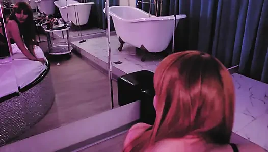 Georgeous goddess Eva Latex deep suck fuck gonzo MILF fetish leather big dick