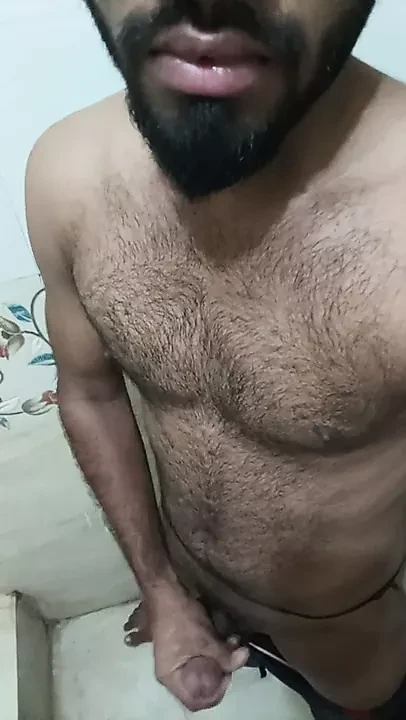 Masturbating in the Bathroom with Cumshot