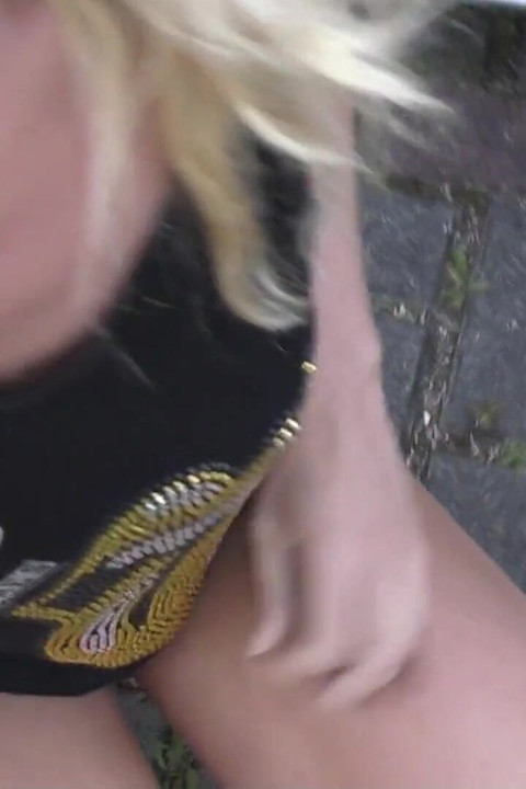 Real Public Assfuck... Horny Blonde Fucked!!