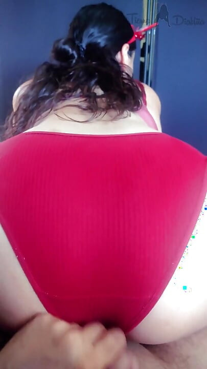 I Can't Fuck My Stepbrother, but I Can Make Him Cum on My Red Panties