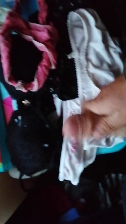 Panty, pantynhose, bra my step mom