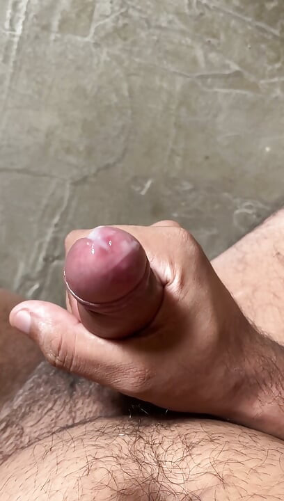 Big Muscular Pink Dick cum and teasing