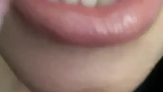 Nude Lipgloss Lip Fetish, Lip Worship, Femdom
