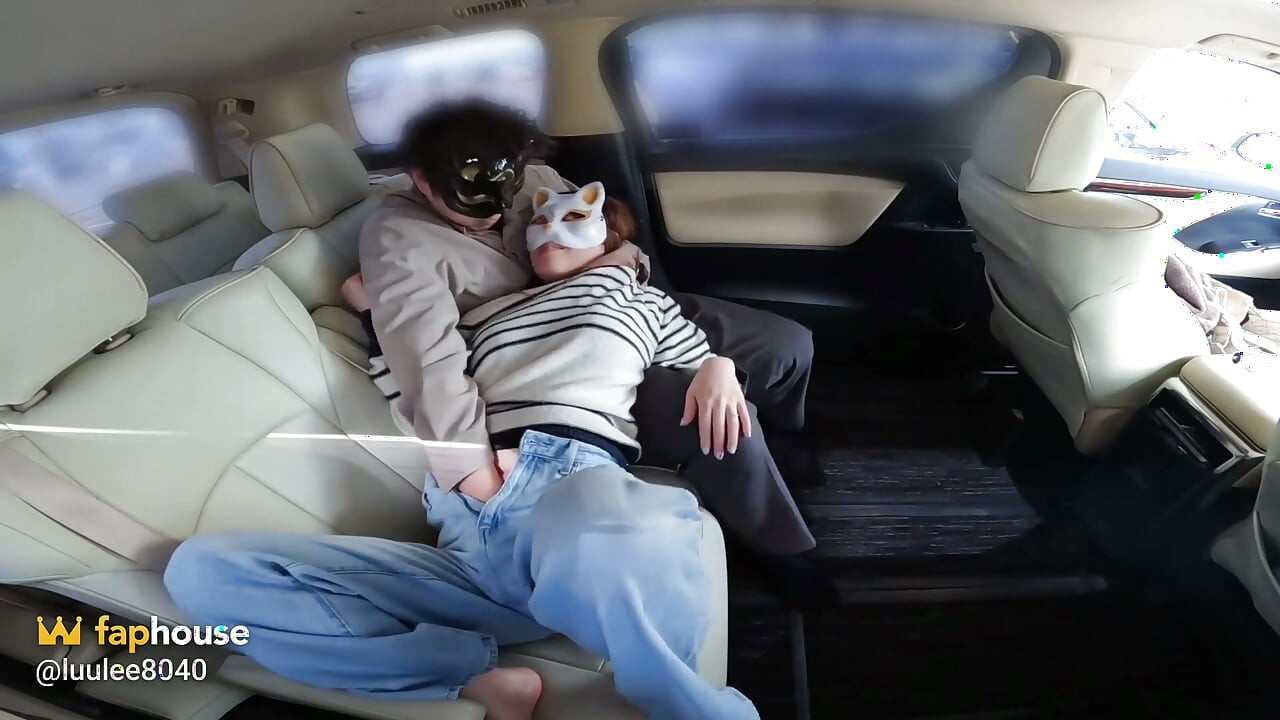 A Perverted Married Woman Gets Excited by Being Forced to Have Sex Naked in a Car.