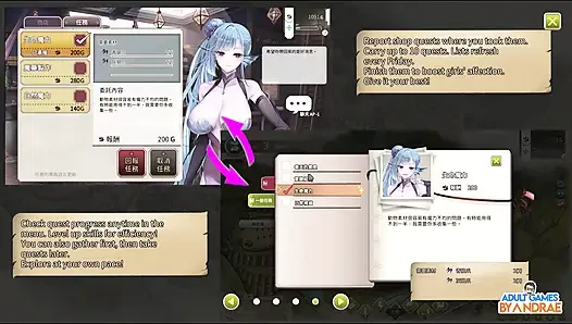Gameplay demo petualangan love confessions #1