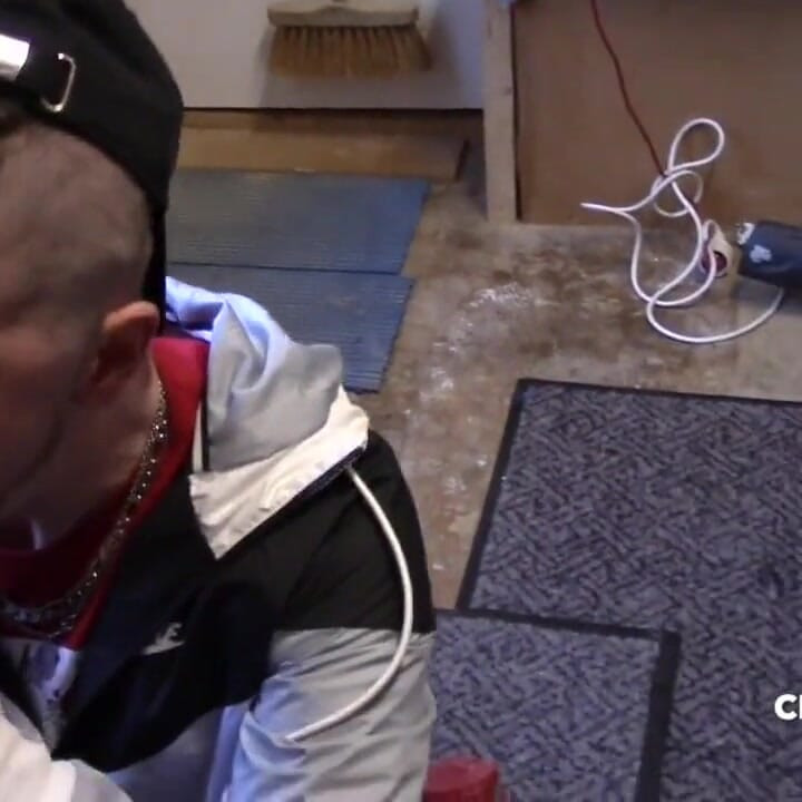 Scally lad creampied in sneakers by my XXL cock