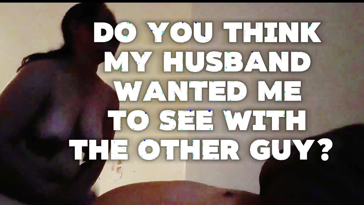 Wife teasing a stranger while having sex with her husband