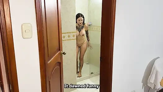 My stepbrother steals my towel and can't resist