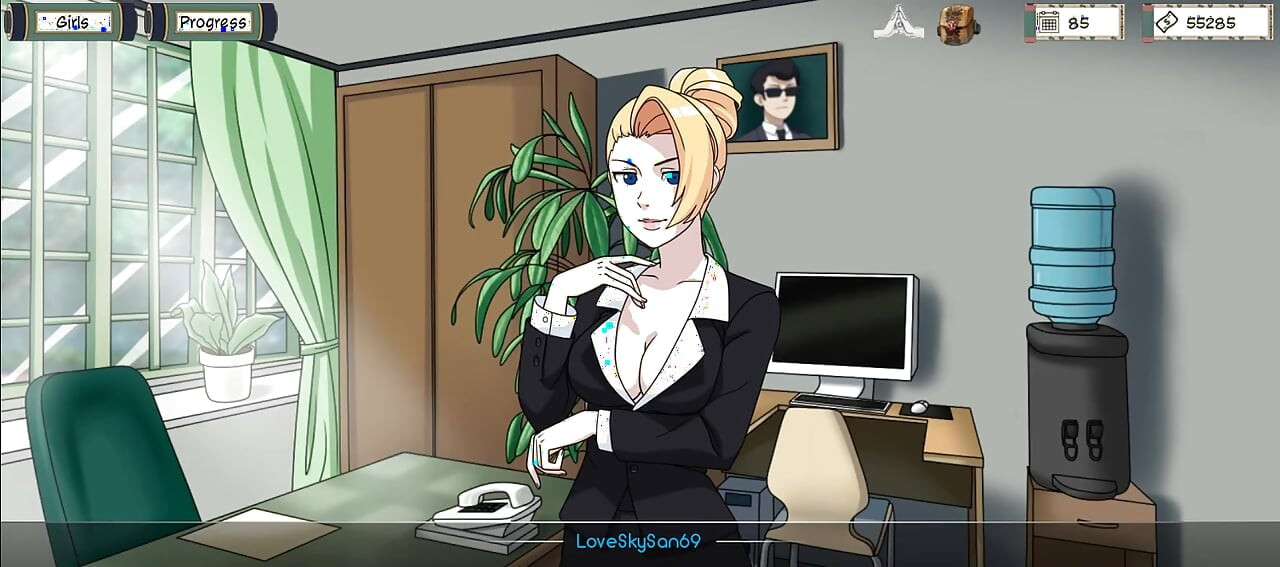 Kunoichi Trener - Naruto trener v0.21.1 Deo 119 Seksi plavuša sekretarica u čarapama od loveskysan69