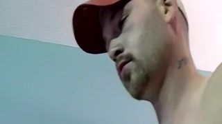 Inked amateur has his cock sucked before raw penetration